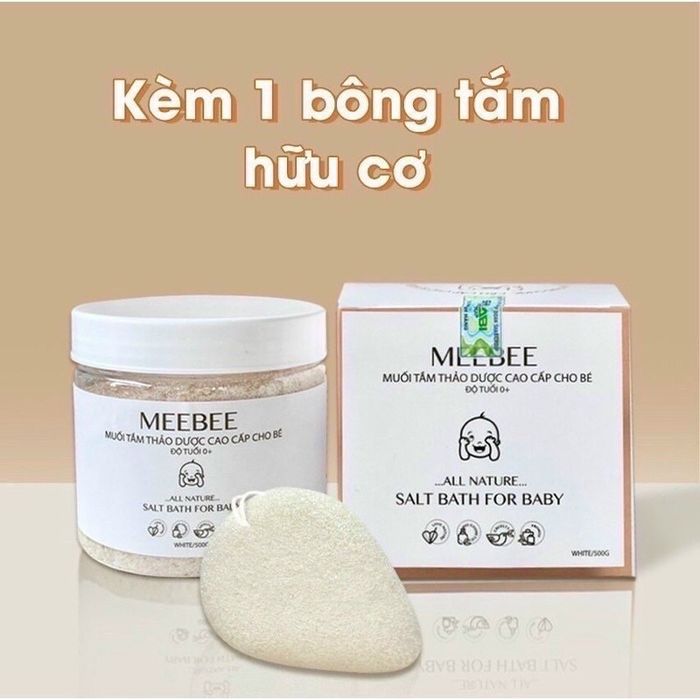 Muối Tắm Thảo Dược MeeBee Cho Bé 0+ - Hình 1