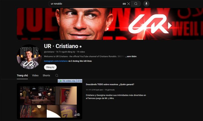 Cristiano Ronaldo ra mắt kênh YouTube UR Cristiano vào thời điểm này không phải là một sự lựa chọn ngẫu nhiên.