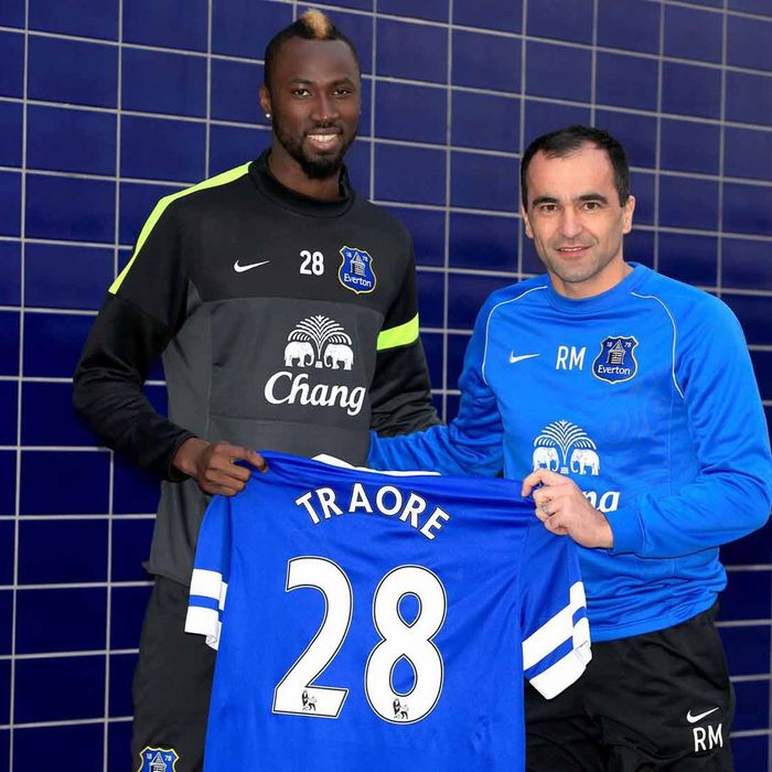 Traore đã từng thi đấu cho Everton.