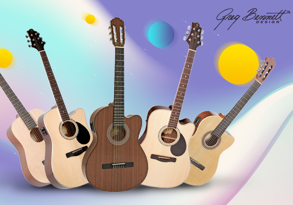 Hình ảnh các cây đàn guitar của thương hiệu Samick