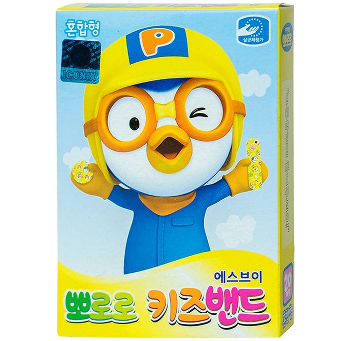 Băng Keo Cá Nhân Kids Band (Pororo) hình ảnh 2