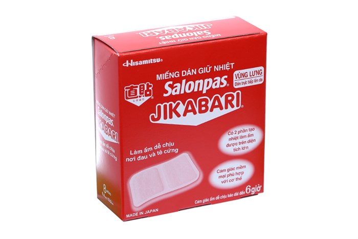 Hình ảnh của miếng dán giữ nhiệt Salonpas JiKABARI số 2