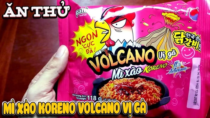 Hình ảnh mì xào Koreno Volcano 1