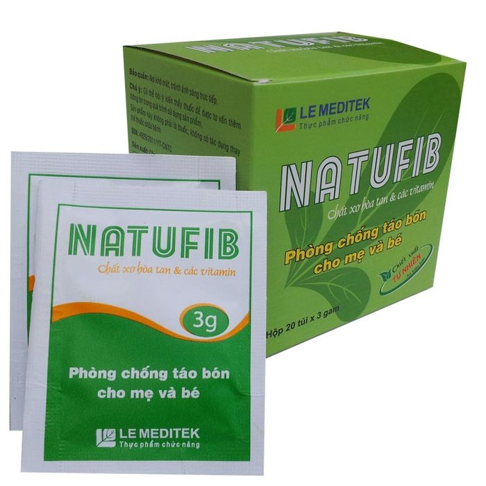 Hình ảnh 1 của NATUFIB- HỖ TRỢ ĐIỀU TRỊ TÁO BÓN