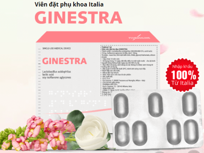 Ginestra – Viên Đặt Phụ Khoa Hỗ Trợ Ngăn Ngừa Viêm Âm Đạo hình ảnh 2