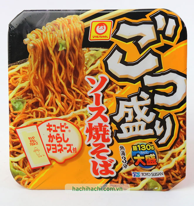 Hình ảnh mì xào ăn liền sốt Toyo Suisan Yakisoba từ Nhật Bản của Maruchan 1