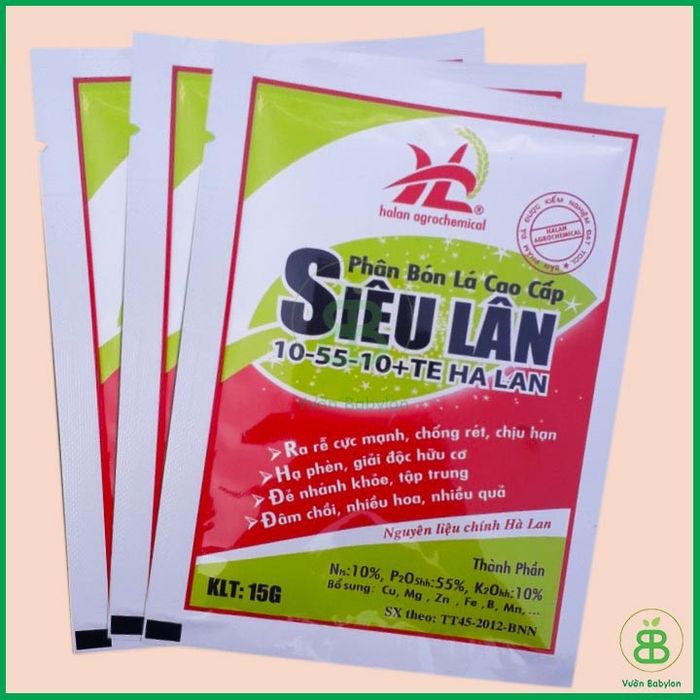 Hình ảnh phân bón siêu lân đỏ Hà Lan 10-55-10-TE 1