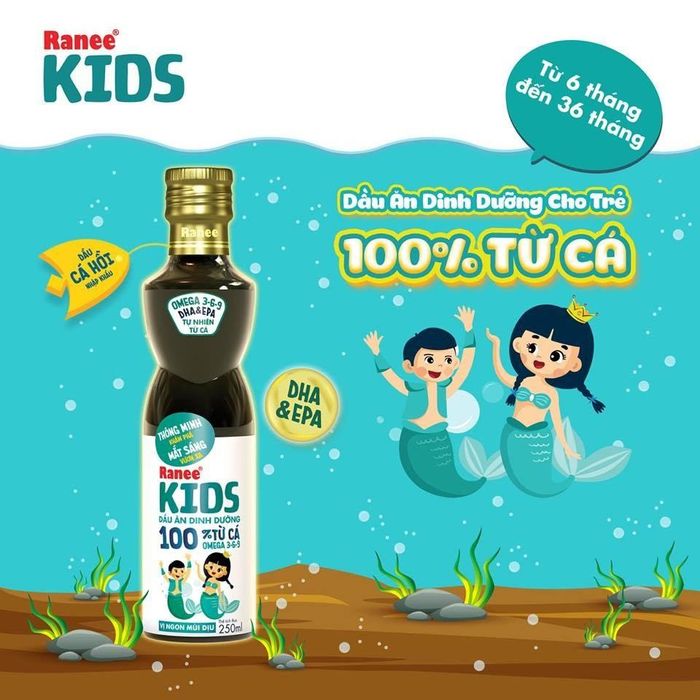 Dầu Ăn Dinh Dưỡng Ranee Kids Dành Cho Trẻ - Hình ảnh 1