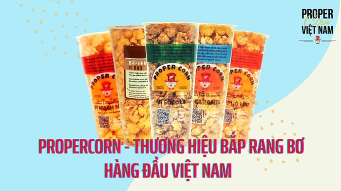 Hình ảnh bắp rang bơ ProperCorn 1