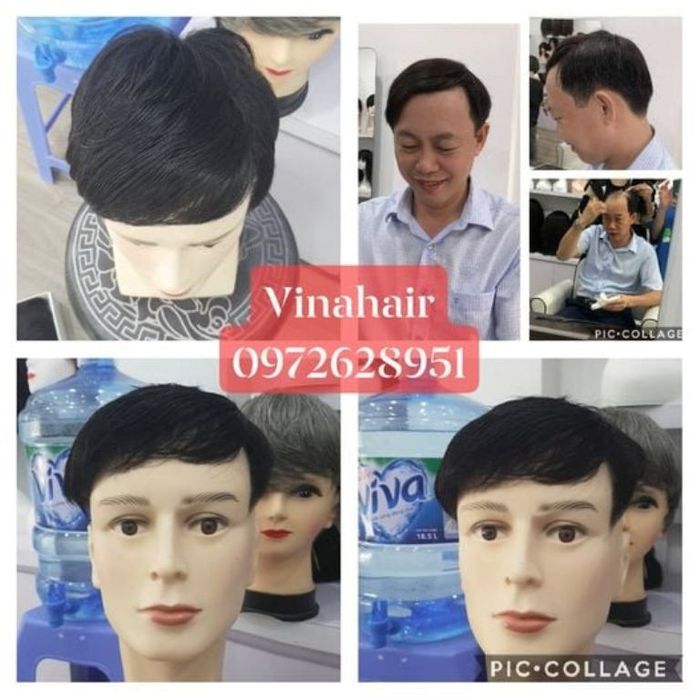 Tóc giả nam Vinahair hình 1