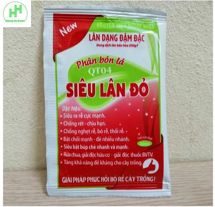 Hình ảnh của Phân Bón Lá Siêu Lân Đỏ Đậm Đặc QT04 lần 2