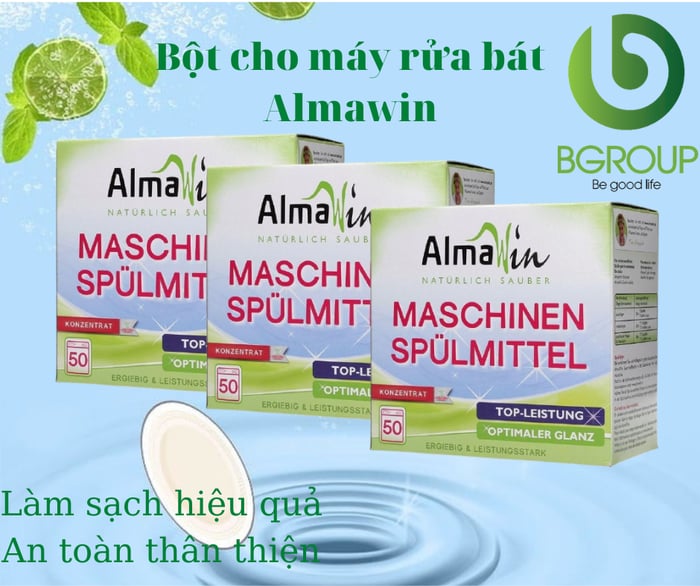 Hình ảnh bột rửa chén Almawin