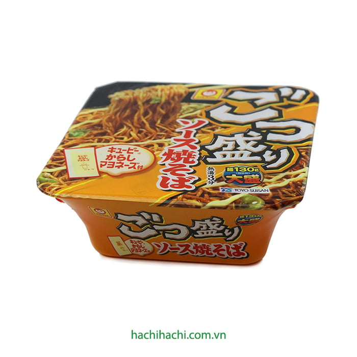 Hình ảnh mì xào ăn liền sốt Toyo Suisan Yakisoba từ Nhật Bản của Maruchan 2