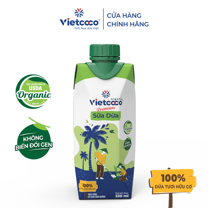 Hình ảnh Sữa dừa Organic Vietcoco số 1