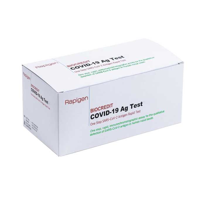 Ảnh 1 của Bộ kit xét nghiệm nhanh COVID-19 Ag Biocredit - Hàn Quốc