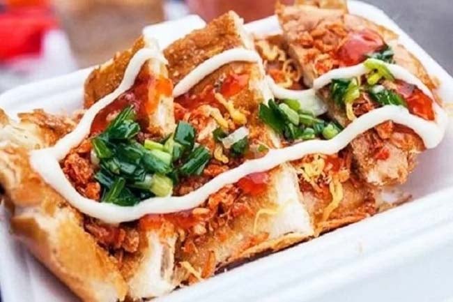 Hình ảnh bánh mì nướng muối ớt Cô Thủy số 2