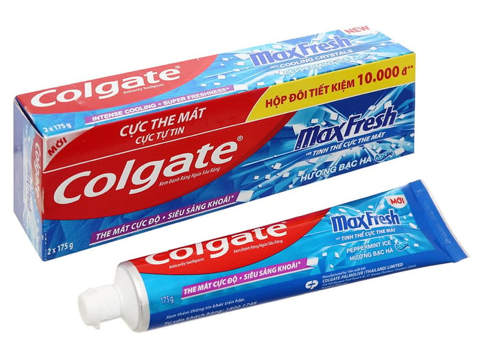 Hình ảnh kem đánh răng Colgate Hương Bạc Hà 1