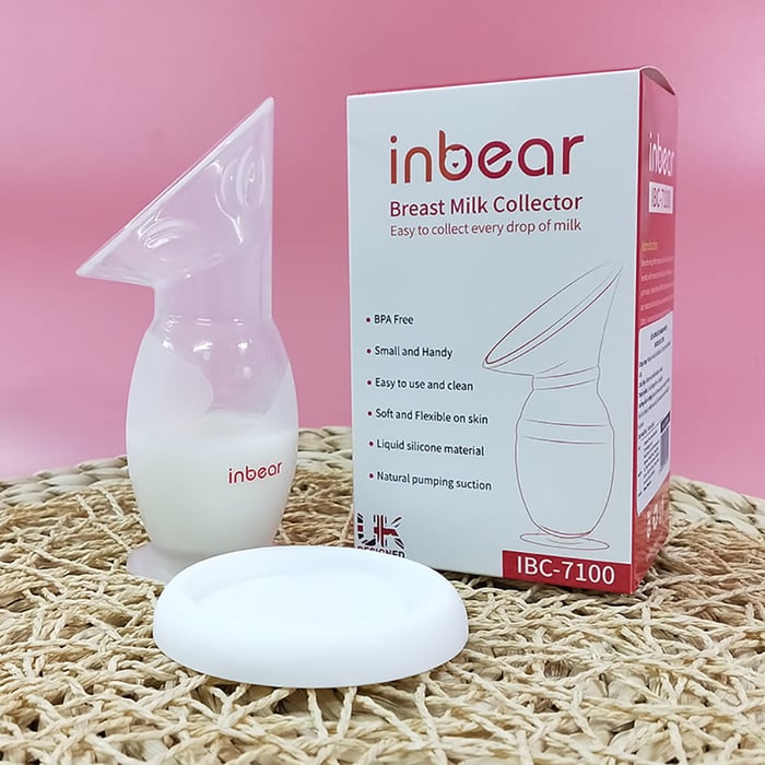 Hình ảnh Cốc Hứng Sữa Silicone Cao Cấp Inbear 2