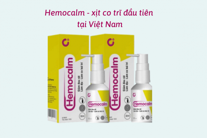 Hình ảnh Xịt Trĩ Hemocalm số 2