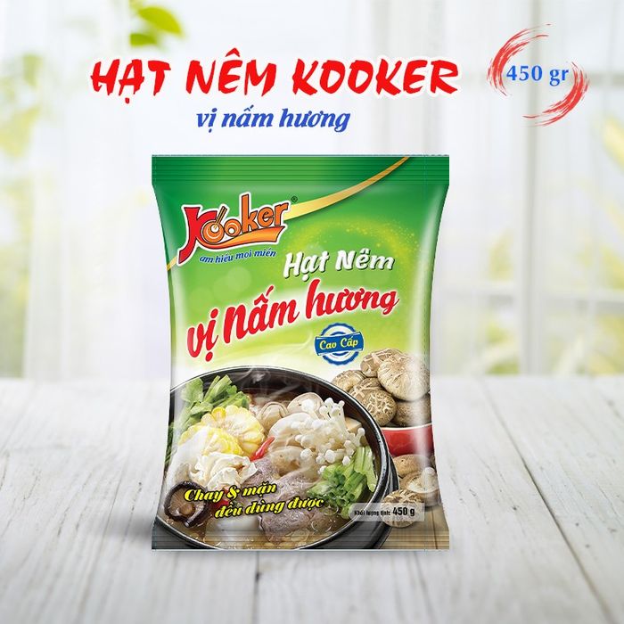 Hạt nêm cao cấp vị nấm hương Kooker - Hình ảnh 2