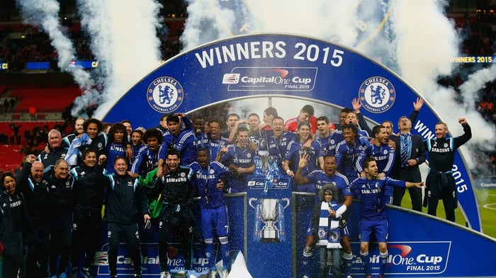 Ảnh Chelsea vô địch cúp Liên Đoàn năm 2015