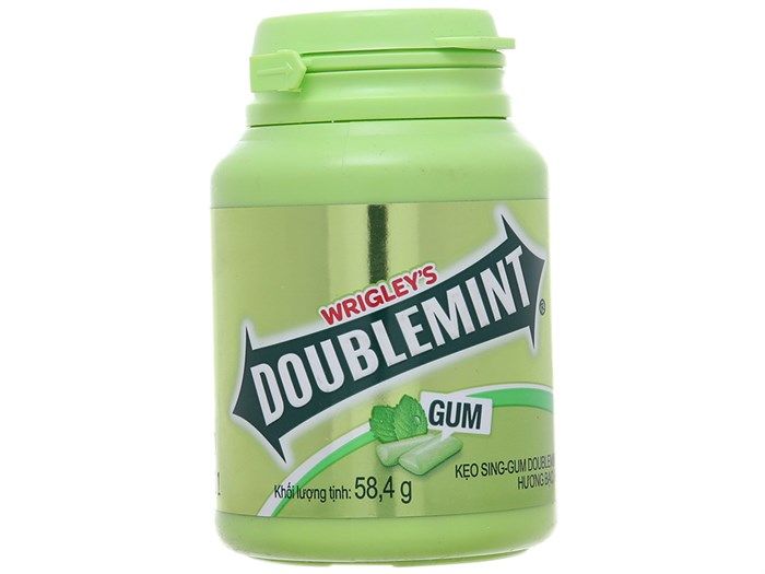 Hình ảnh 2 của kẹo cao su Doublemint hương bạc hà