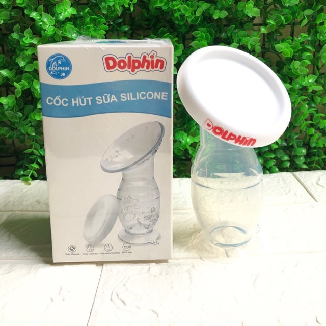 Hình ảnh Cốc Hút Sữa và Hứng Sữa Silicone Dolphin 2