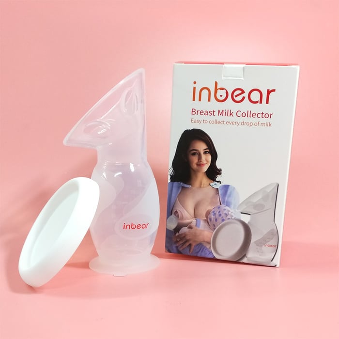 Hình ảnh Cốc Hứng Sữa Silicone Cao Cấp Inbear 1