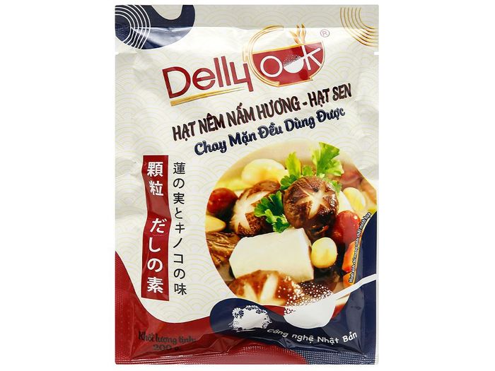 Hạt nêm nấm hương và hạt sen Delly Cook - Hình ảnh 1