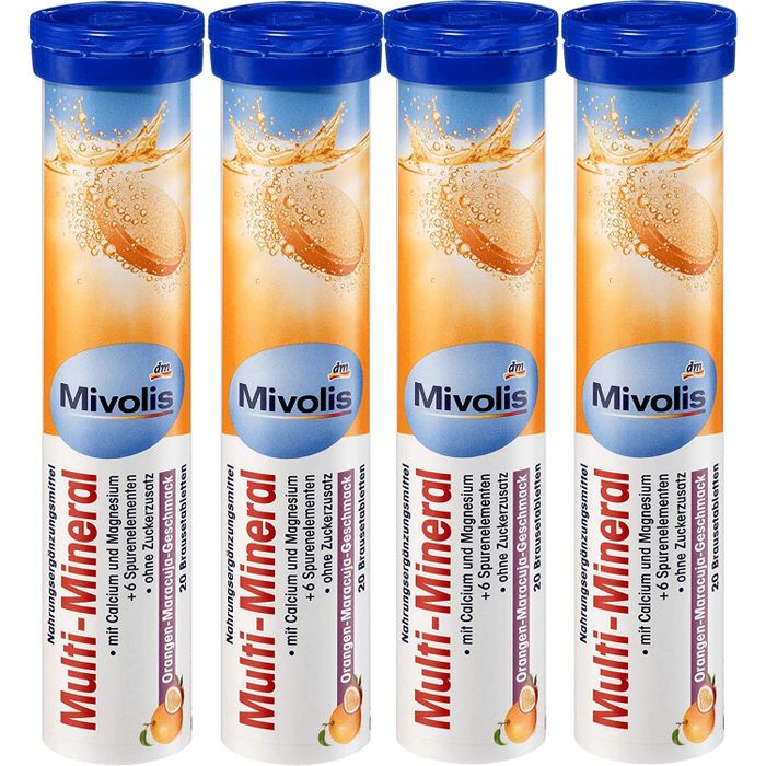 Viên sủi cung cấp khoáng chất tổng hợp Mivolis Multi-Mineral - Hình 1