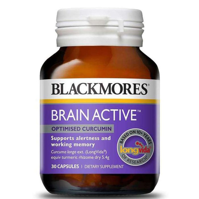 Viên uống bổ não tăng cường trí nhớ Blackmores Brain Active - Hình ảnh 1