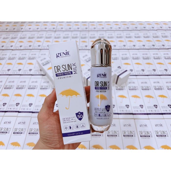 Kem Chống Nắng Vật Lý Genie Dr Sun Milk Premium SPF50 PA+++ ảnh 1