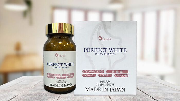 Viên uống làm trắng da Kawaii Perfect White từ Nhật Bản ảnh 1