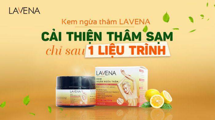 Hình ảnh 1 của kem chống thâm nách, bẹn, mông, khuỷu tay và đầu gối Lavena