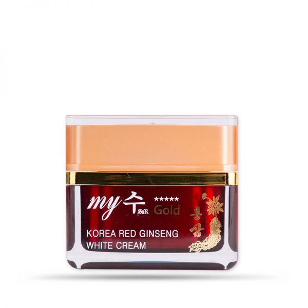 Hình ảnh 1 của Kem Dưỡng Trắng Da Ban Đêm Hồng Sâm Đỏ My Gold Korea Red Ginseng White Cream