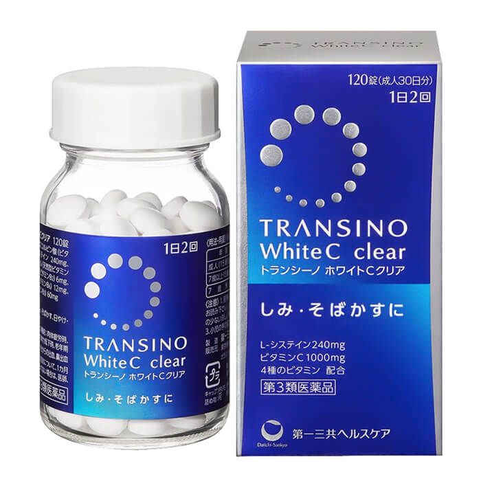 Viên Uống Trắng Da Transino White C Clear - Hình 1