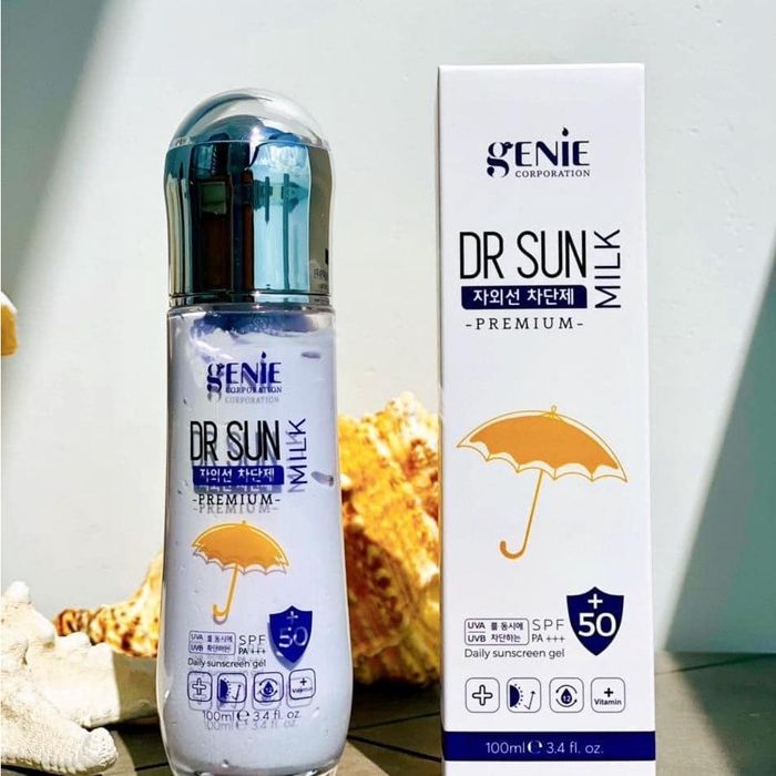 Kem Chống Nắng Vật Lý Genie Dr Sun Milk Premium SPF50 PA+++ ảnh 2