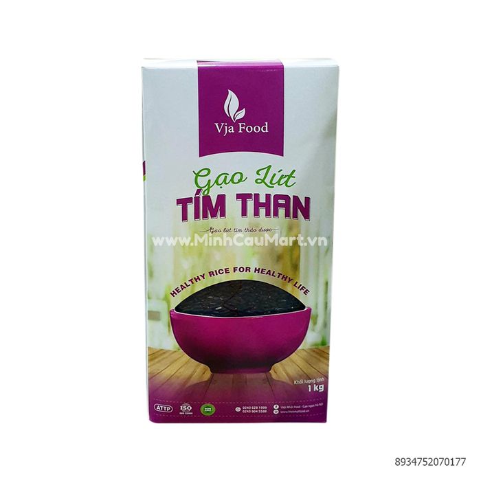 Hình ảnh gạo lứt tím than Vja Food 1