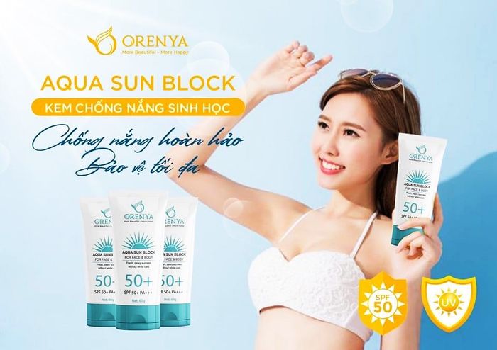 Kem Chống Nắng Sinh Học – Aqua Sun Block - Hình ảnh 2