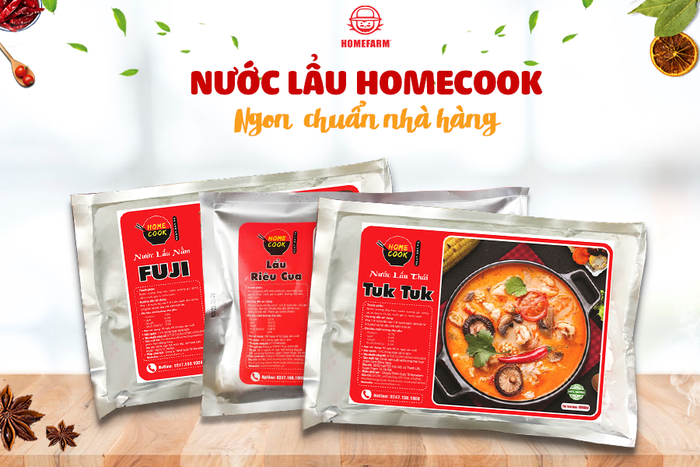 Nước dùng nấm Homecook hình 2