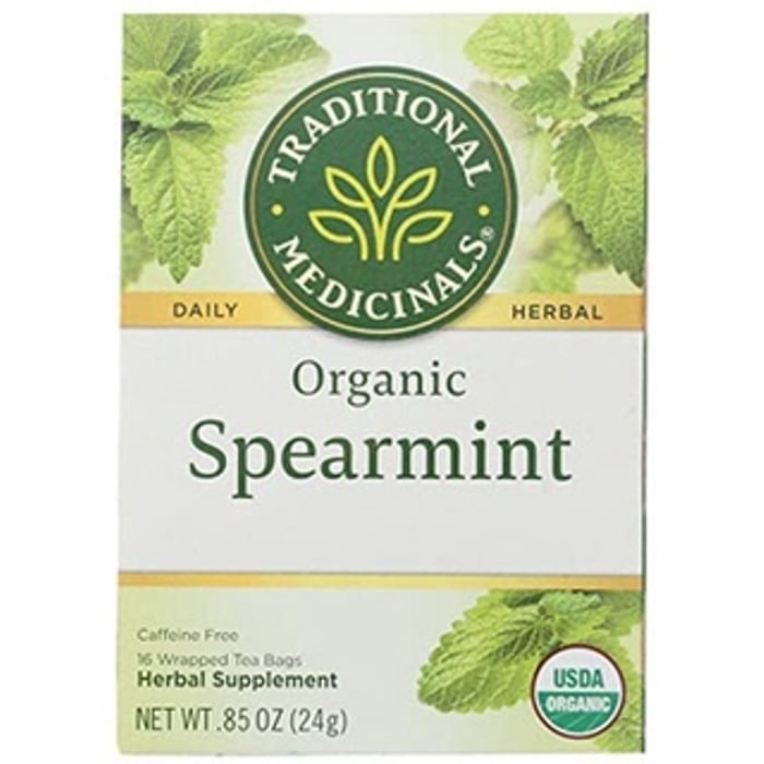 Hình ảnh Trà Bạc Hà Spearmint Hữu Cơ Traditional Medicinals số 1