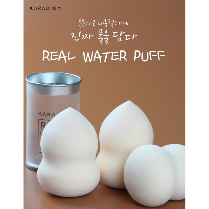 Hình ảnh 1 của Mút Tán Kem Nền Karadium Real Water Puff