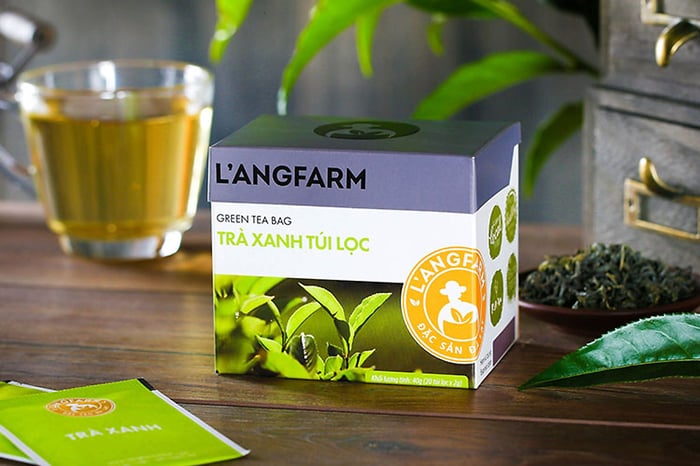 Trà xanh túi lọc L’angfarm, ảnh 2