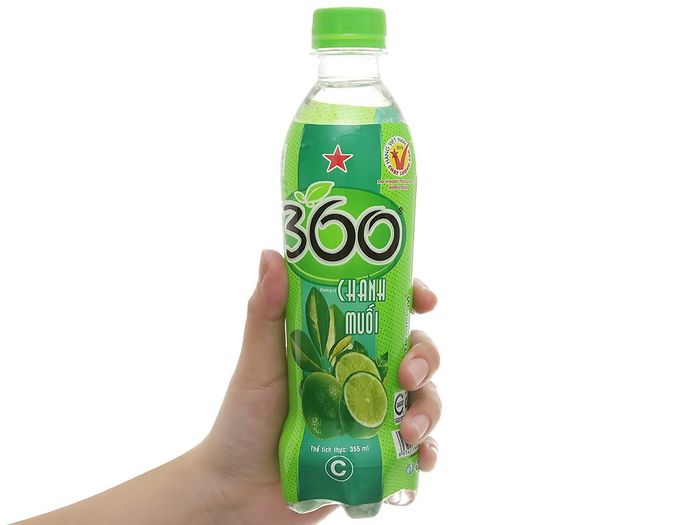 Nước tăng lực bù khoáng 360 hương chanh muối hình 2