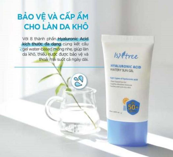 Hình ảnh Kem Chống Nắng Hóa Học Isntree Gel Cấp Ẩm SPF50+/PA++++