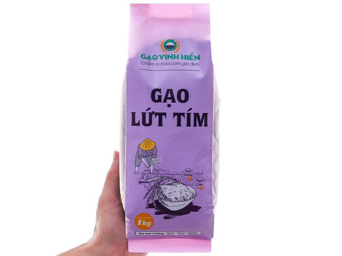 Hình ảnh gạo lứt tím Vinh Hiển 2