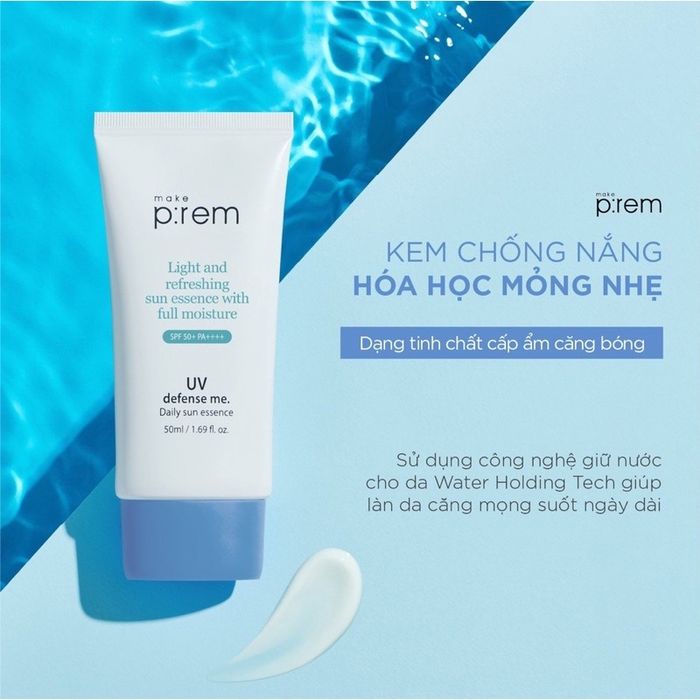 Hình ảnh Kem Chống Nắng Hóa Học Make-P:rem UV Defense Me Daily Sun Essence