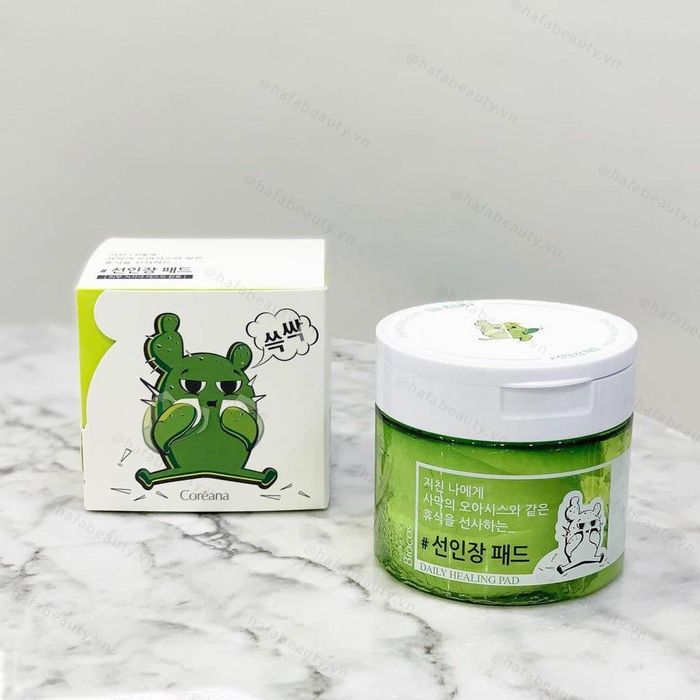 Ảnh Miếng Nước Hoa Hồng Coreana Biocos Daily Healing Pad 1