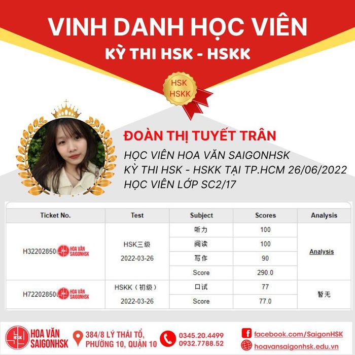 Hình ảnh 3 của Hoa Văn SaigonHSK