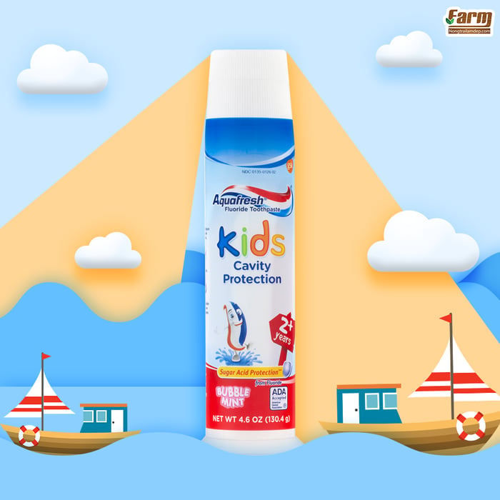 Hình ảnh Kem đánh răng Aquafresh Kids Cavity Protection 1